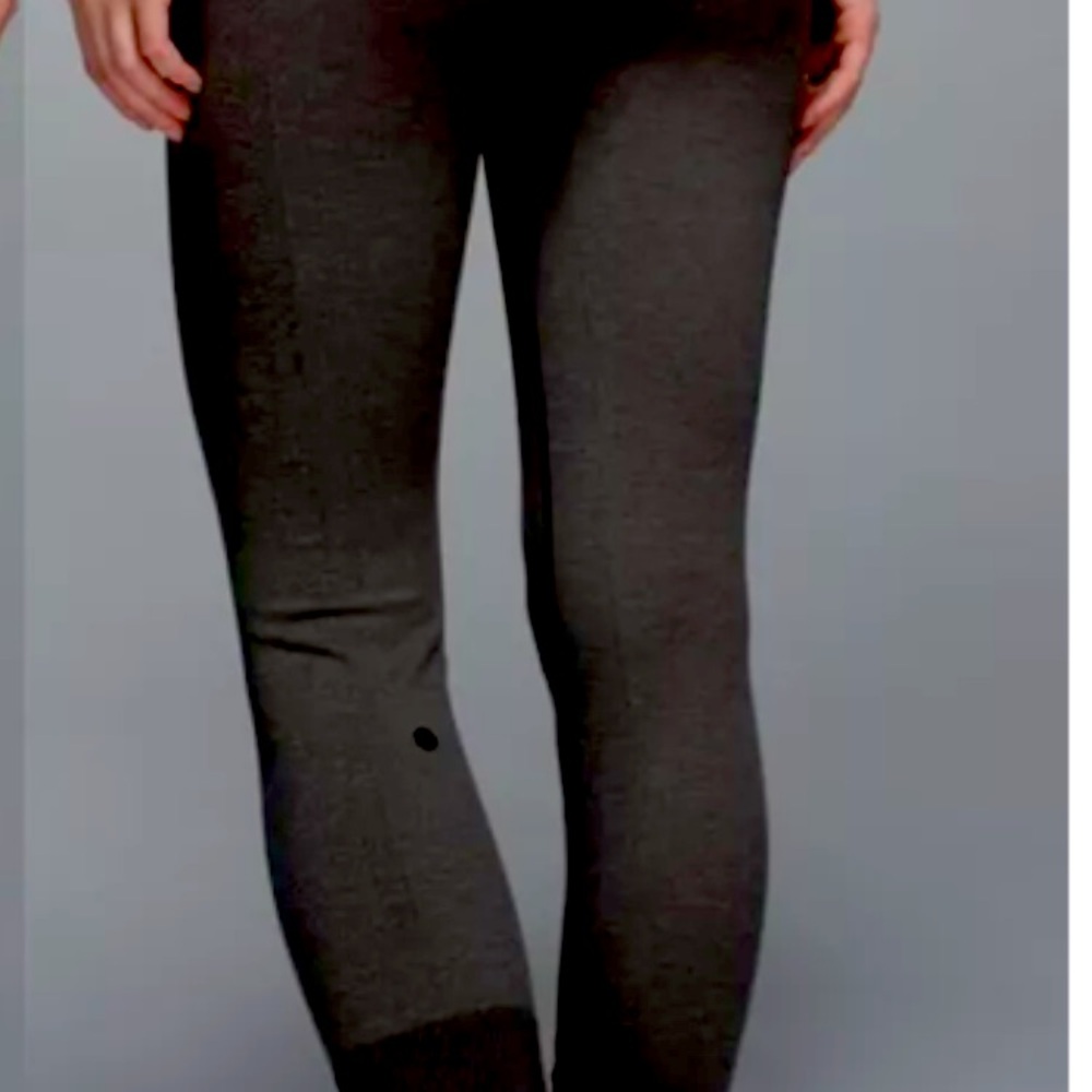 Lululemon Leggings Size10 Dark Gray Active Ware Yoga Pants Bag Included